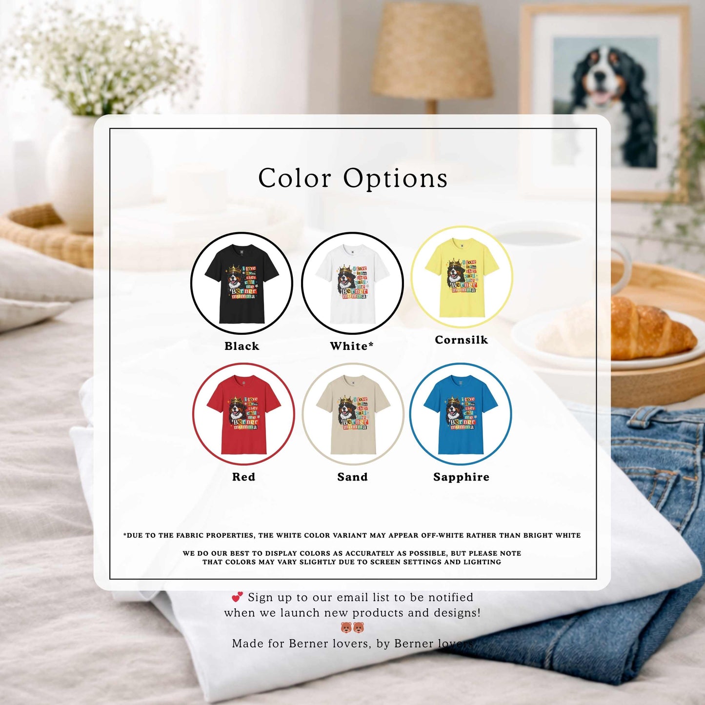 I Love It When They Call Me Berner Momma Tee 👑🐾
